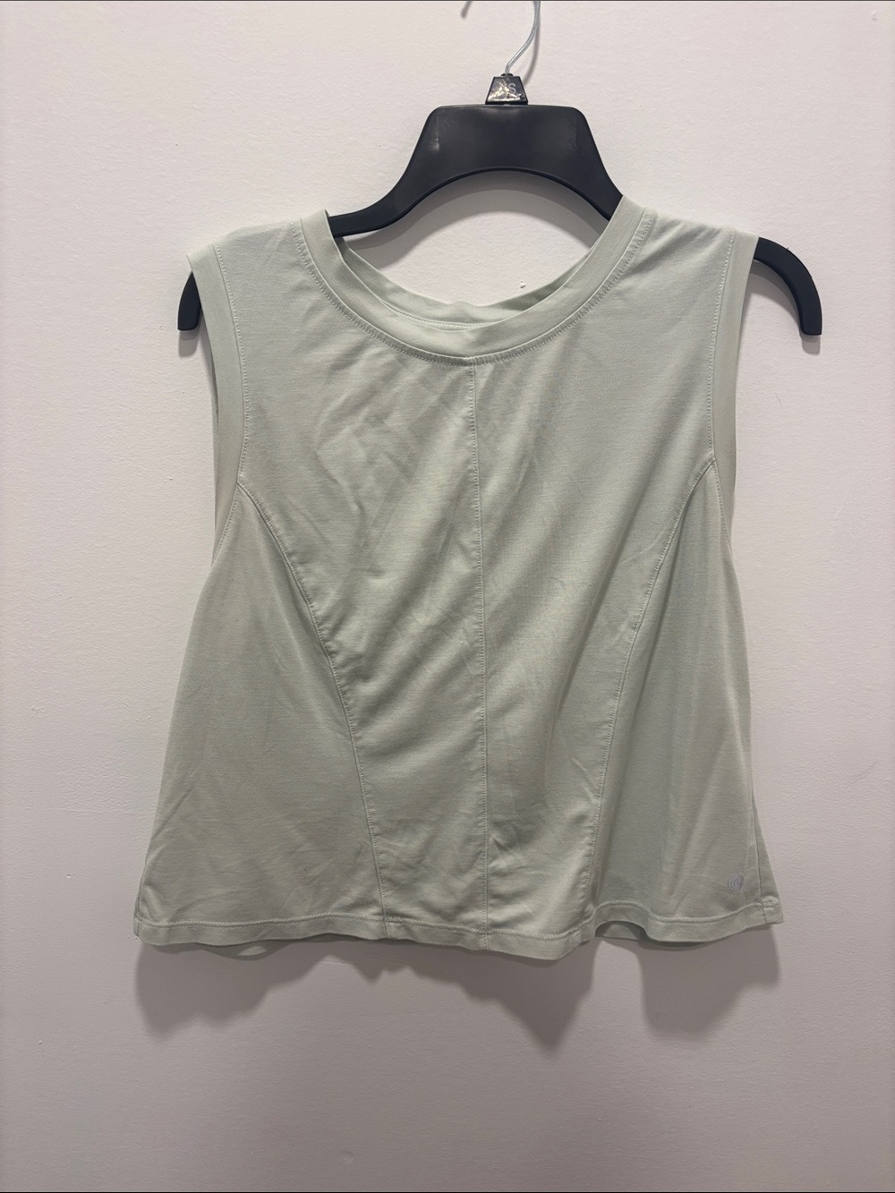 Sleeveless Crewneck Women’s Top in Light Sage apana